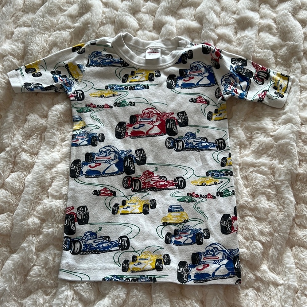 Hannah Anderson pajama set race car